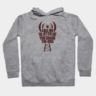 Call Me At CQ - Ham Radio Operator Hoodie